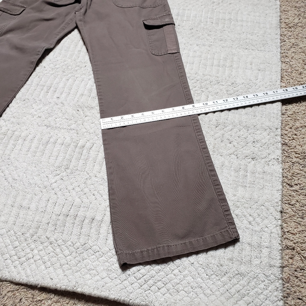 Cabela’s Casuals Women’s 6R Grey Cotton Wide‑Leg Cargo Pants | Outdoor Hiking Ut - Picture 10 of 16